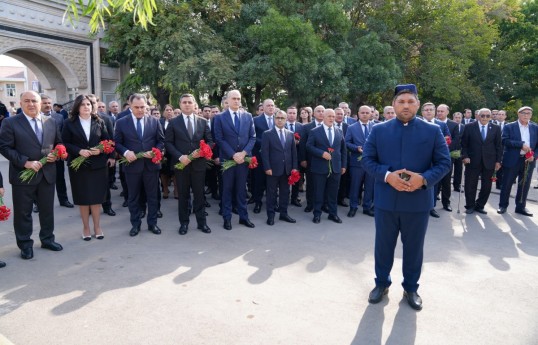 Naxçıvanda şəhidlərin xatirəsi anılıb