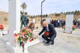 Zəngilan və Cəbrayıl rayonlarında şəhidlərin xatirəsi anılıb - FOTO 