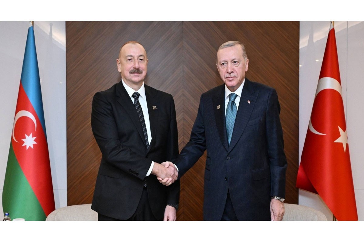 Prezident İlham Əliyev və Türkiyə Respublikasının Prezidenti Rəcəb Tayyib Ərdoğan
