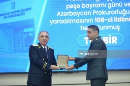 Prokurorluq orqanlarının yaradılmasının 108-ci ildönümü münasibətilə tədbir keçirilib - FOTO 