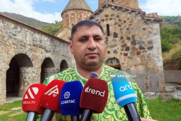 Alban-Udi dini icmasının nümayəndələri Xudavəng monastır kompleksini ziyarət ediblər - FOTO  - YENİLƏNİB 