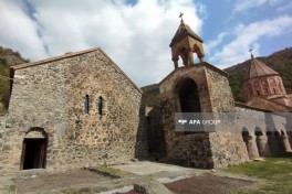 Alban-Udi dini icmasının nümayəndələri Xudavəng monastır kompleksini ziyarət ediblər - FOTO  - YENİLƏNİB 