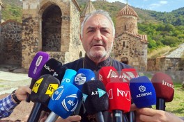 Alban-Udi dini icmasının nümayəndələri Xudavəng monastır kompleksini ziyarət ediblər - FOTO  - YENİLƏNİB 
