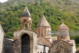 Alban-Udi dini icmasının nümayəndələri Xudavəng monastır kompleksini ziyarət ediblər - FOTO  - YENİLƏNİB 