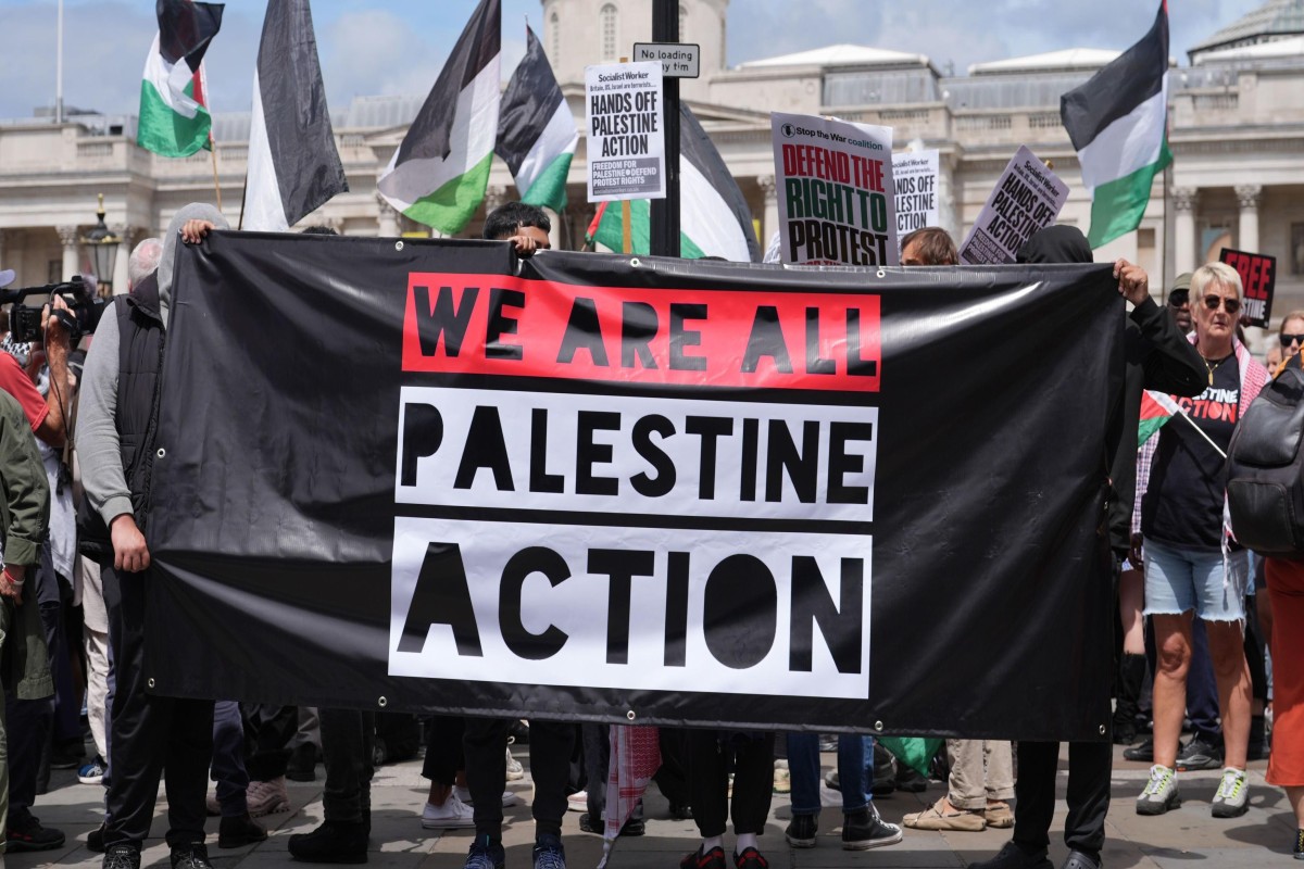 Liverpulda “Palestine Action”a qoyulan qadağaya etiraz aksiyasında 82 nəfər saxlanılıb