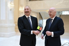 Prezident İlham Əliyev Canni İnfantinonu qəbul edib