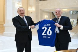 Prezident İlham Əliyev Canni İnfantinonu qəbul edib