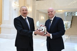 Prezident İlham Əliyev Canni İnfantinonu qəbul edib