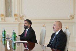 Prezident İlham Əliyev Canni İnfantinonu qəbul edib