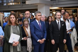 Leyla Əliyeva Müqəddəs Taxt-Tacda Azərbaycan xalçaları sərgisinin açılışında iştirak edib