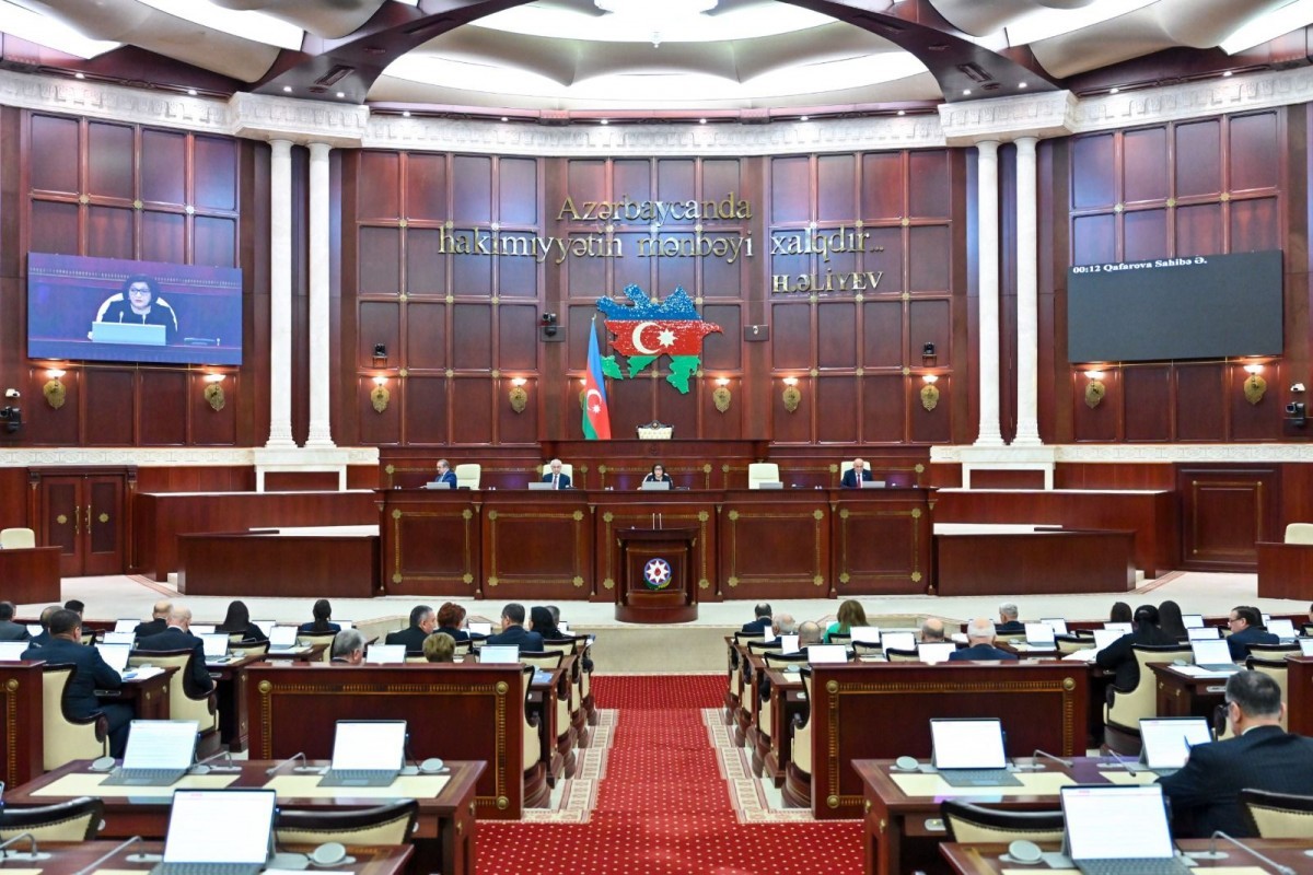 Prezidentin köməkçisi geri qaytarılan qanunla bağlı Milli Məclisin iclasında iştrak edir