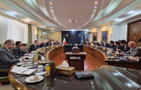 Şahin Mustafayev İranda Məhəmməd Qalibaf və Möhsin Rzai ilə görüşüb - FOTO 