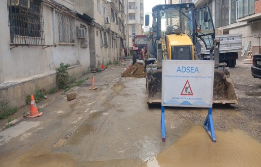 Yasamalda su xəttində baş verən qəza aradan qaldırılır - YENİLƏNİB 
