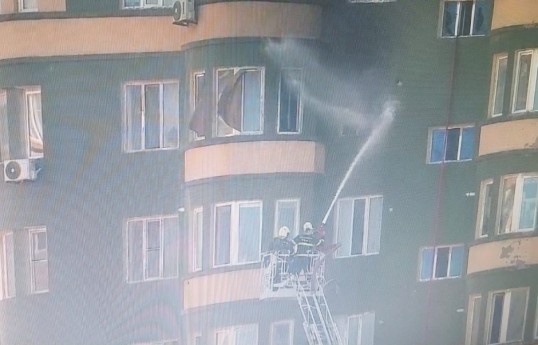 Masazırda yaşayış binasında yanğın baş verib - FOTO 