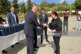 Növbəti köç karvanı Xocavənd şəhərinə çatıb, açarlar təqdim edilib - FOTO  - YENİLƏNİB 