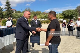 Növbəti köç karvanı Xocavənd şəhərinə çatıb, açarlar təqdim edilib - FOTO  - YENİLƏNİB 