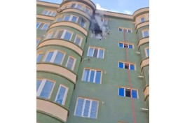 Masazırda yaşayış binasında yanğın baş verib - FOTO 