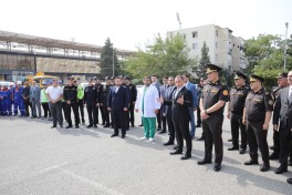 FHN-in Bakı Regional Mərkəzi mülki müdafiə məşqləri keçirib