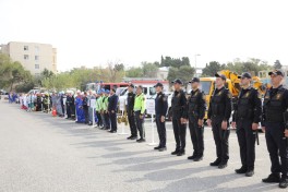 FHN-in Bakı Regional Mərkəzi mülki müdafiə məşqləri keçirib
