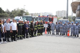 FHN-in Bakı Regional Mərkəzi mülki müdafiə məşqləri keçirib